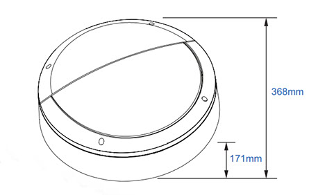 Penhale Quantock Dart Round Line Drawing | Penhale Quantock LTD